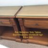 Lamp Tables/ Bedsides