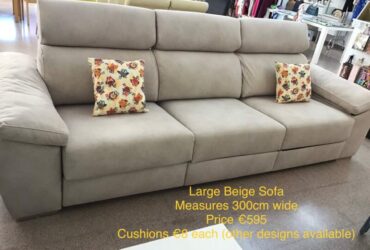 Large Beige Sofa