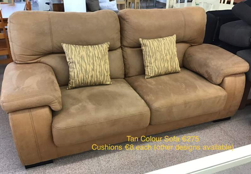 Tan sofa