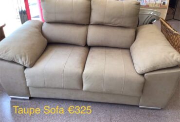 Taupe sofa