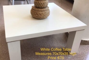 White Coffee table