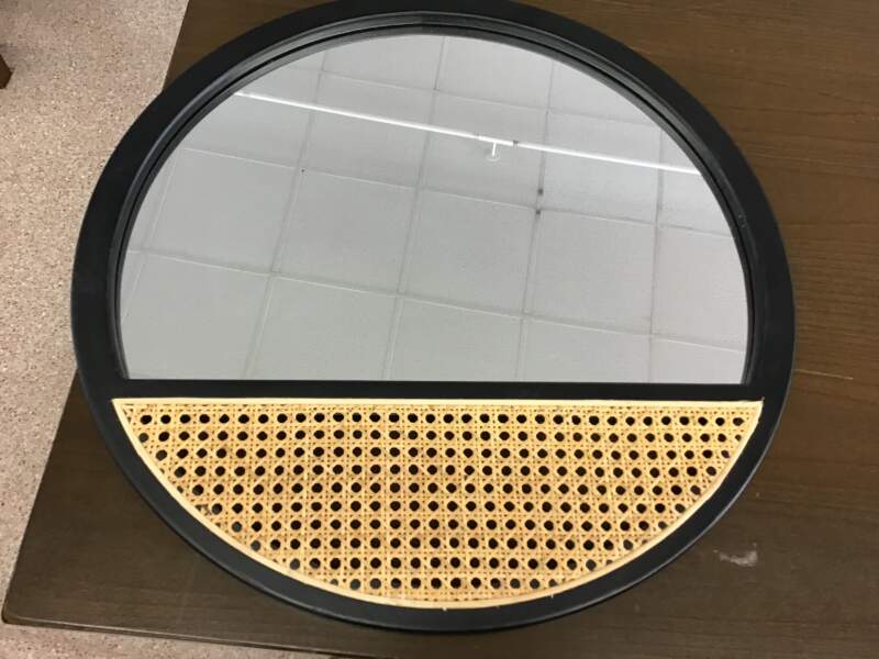 Room divider screen and mirror