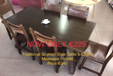 Spanish Style Table & Chairs