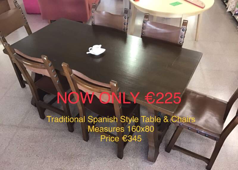Spanish Style Table & Chairs