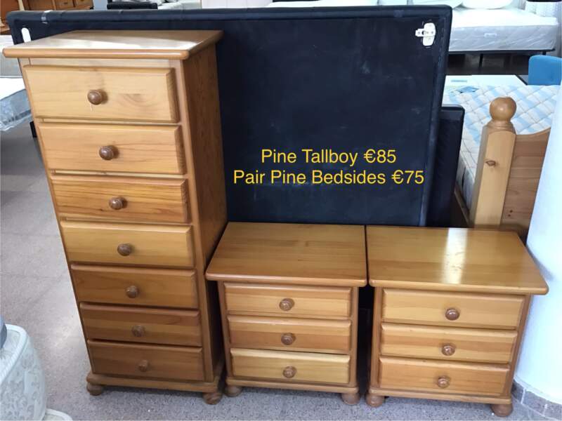 Pine Tallboy & Bedsides