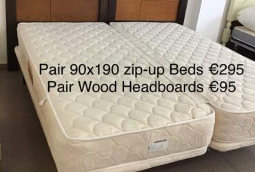 Pair Zip-up Beds