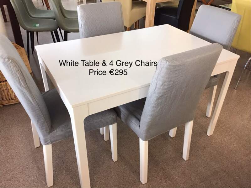 White Table & Chairs