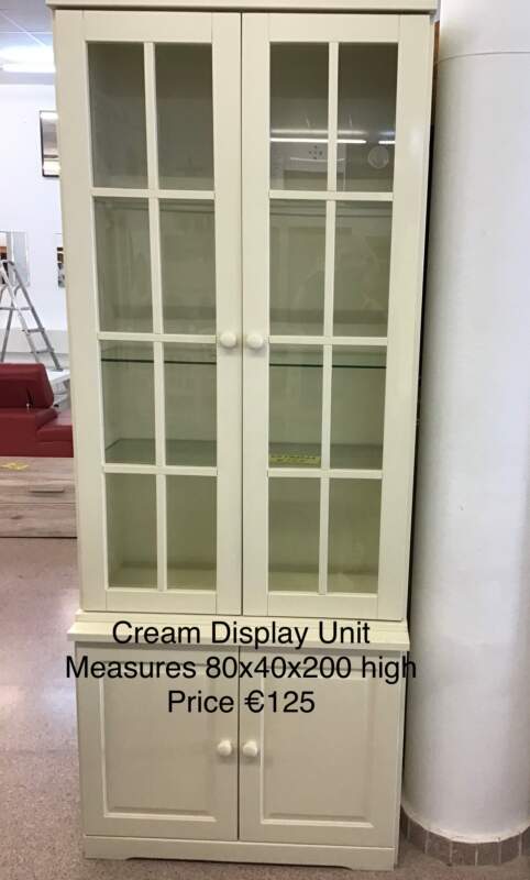 Cream Display Unit