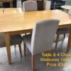 Table & 4 Chairs
