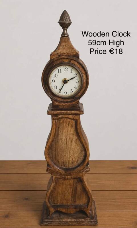 Wooden clock