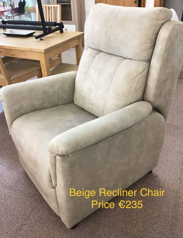 Beige Recliner Chair