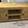 Oak TV Unit