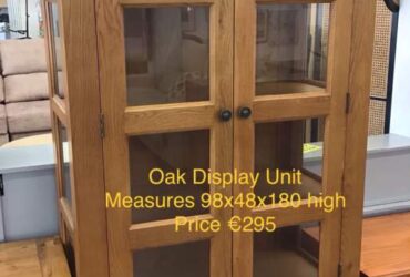 Oak Display Unit
