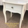 White Bedside Table