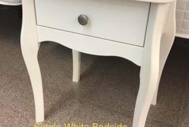 White Bedside Table