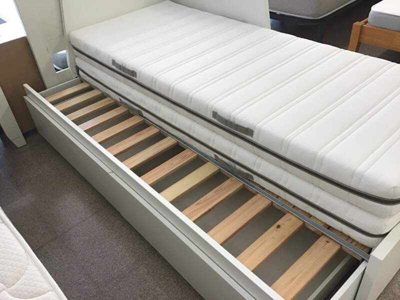 White Single/ Double Bed