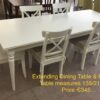 White Table & 6 Chairs