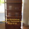 Pine Bookshelves