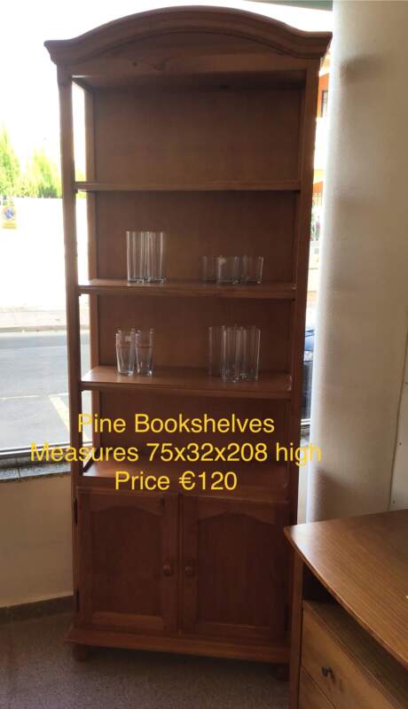 Pine Bookshelves