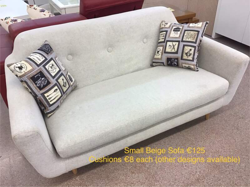 Small Beige Sofa