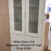 White Gloss Unit
