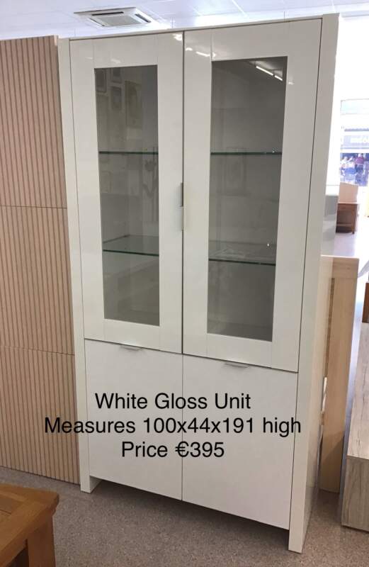 White Gloss Unit