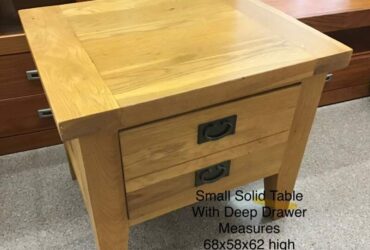 Heavy Table with Drawer