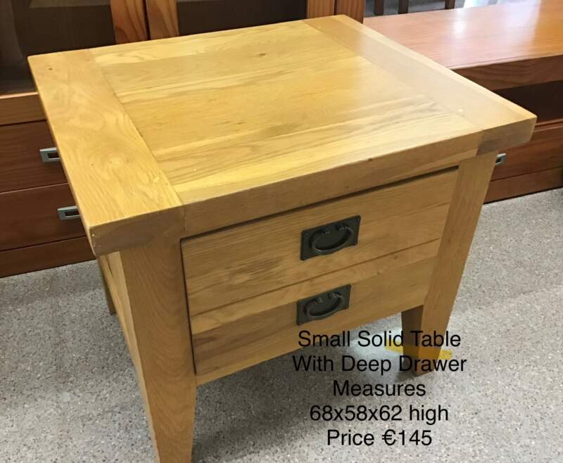 Heavy Table with Drawer