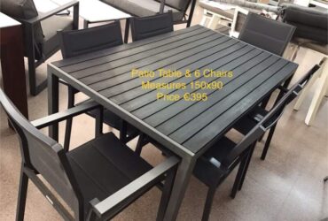 Patio Table & 6 Chairs