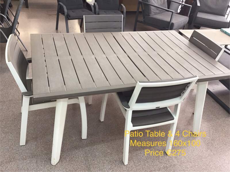 Patio Table & 4 Chairs