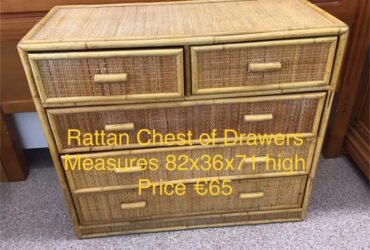Rattan Chest of Drawers