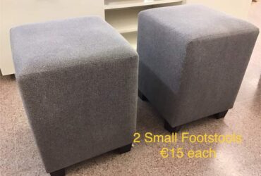 Small Grey Footstool