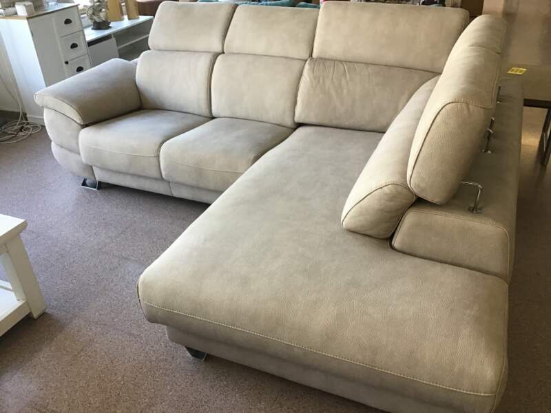 Taupe Chaise Sofa