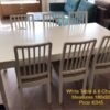 White Table & 6 Chairs