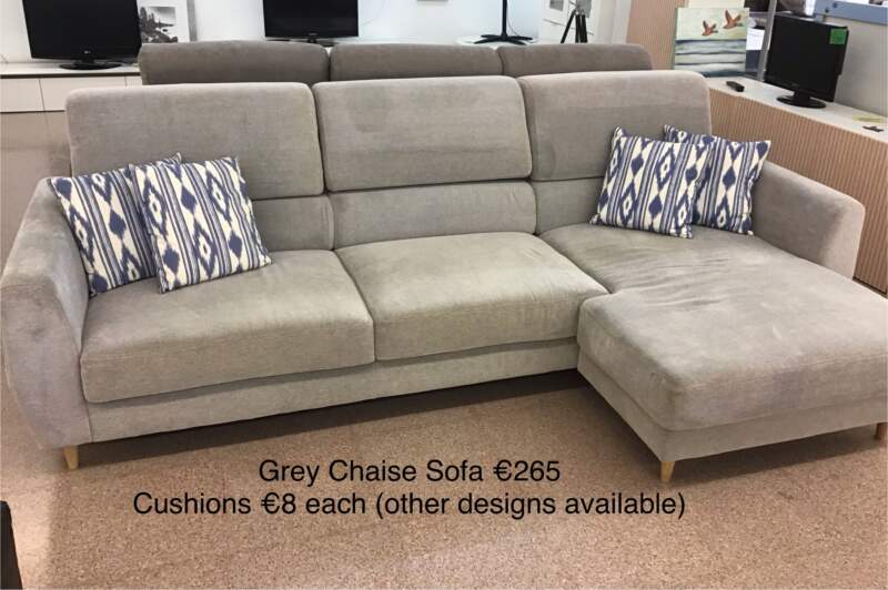 Grey Chaise Sofa