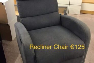 Dark Grey Recliner Chair