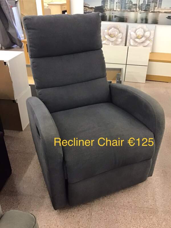 Dark Grey Recliner Chair