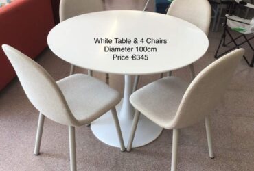 Round Table & 4 Chairs
