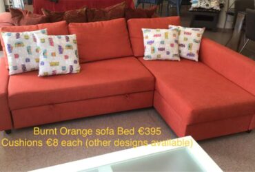 Orange Sofa Bed