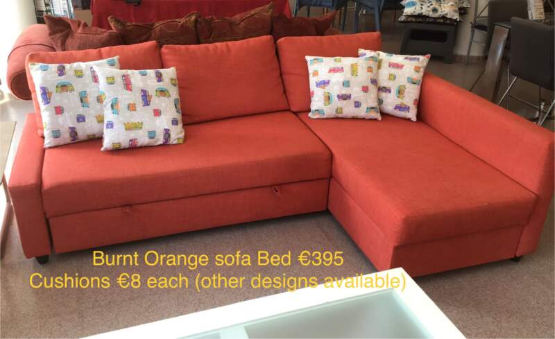 Orange Sofa Bed