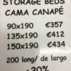 Brand New Storage Beds